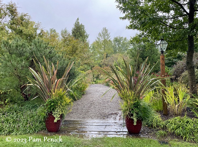 Paxson Hill garden still gorgeous in the rain