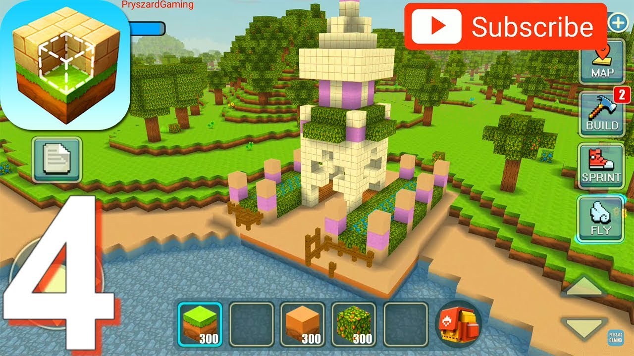 World Building Craft – Gameplay Walkthrough Part 4 Flower Garden (Android, iOS Gameplay)