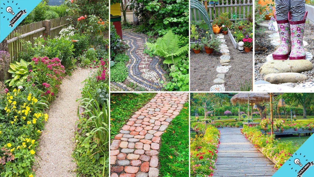 5 Creative Cheap DIY Garden Path Ideas | John Ideas