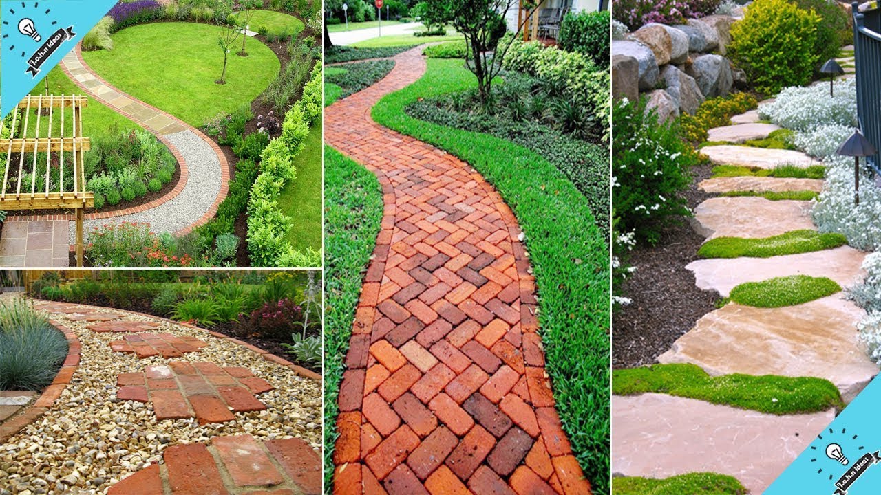 80+ brick & stone walkway Design Ideas | Garden Ideas