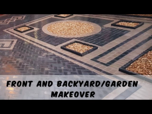 Front and Backyard/ Garden Makeover ~ landscape transformation ~ Small space formal garden design