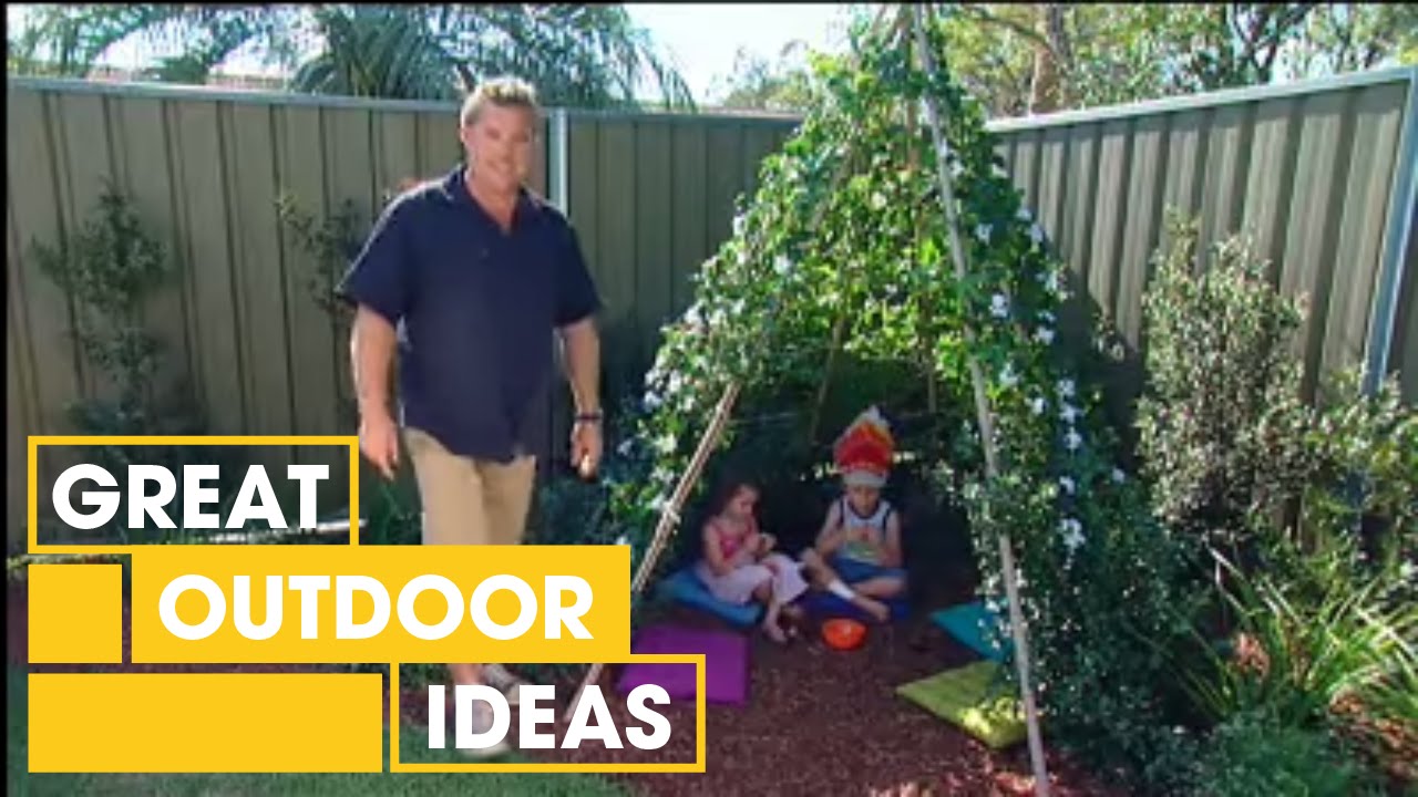 Build Your Own DIY Kids’ Corner Teepee | Gardening | Great Home Ideas