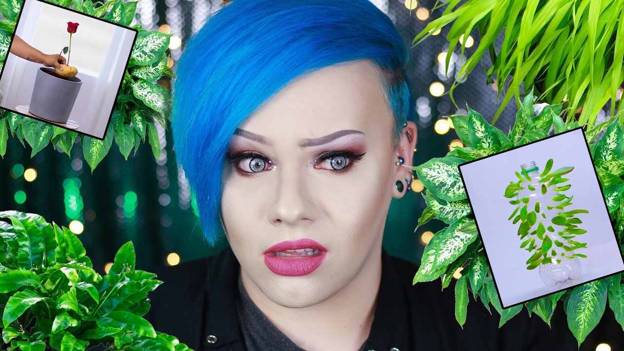 Reacting To Bad Plant Hacks  Growing Roses from potatoes?! | Electra Snow