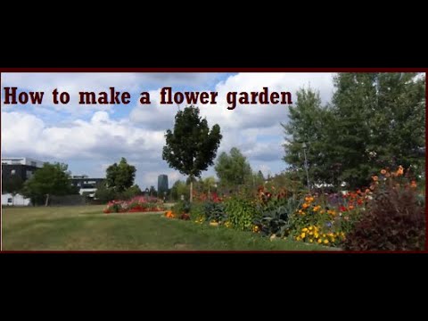 how to make a flower garden