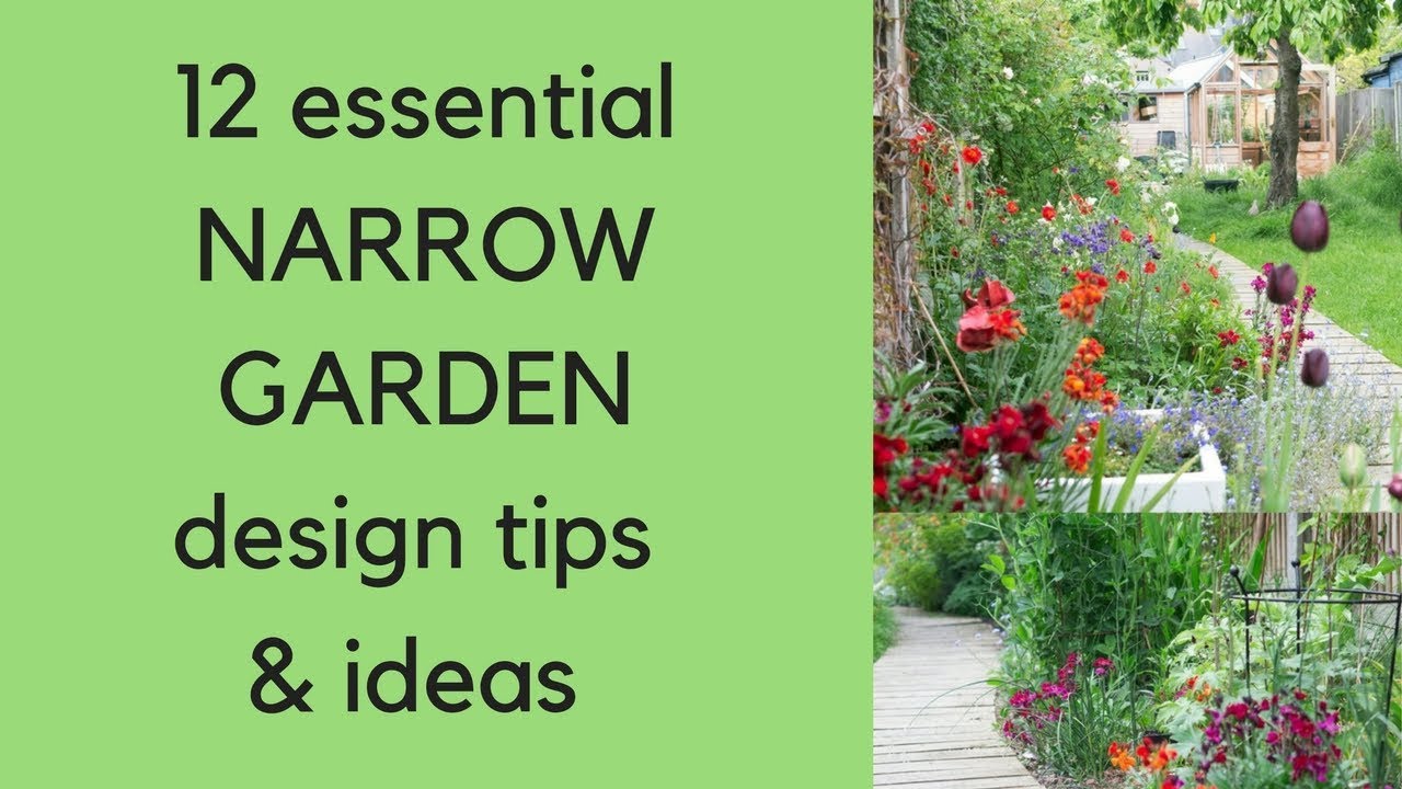 12 ‘narrow garden’ design tips and ideas