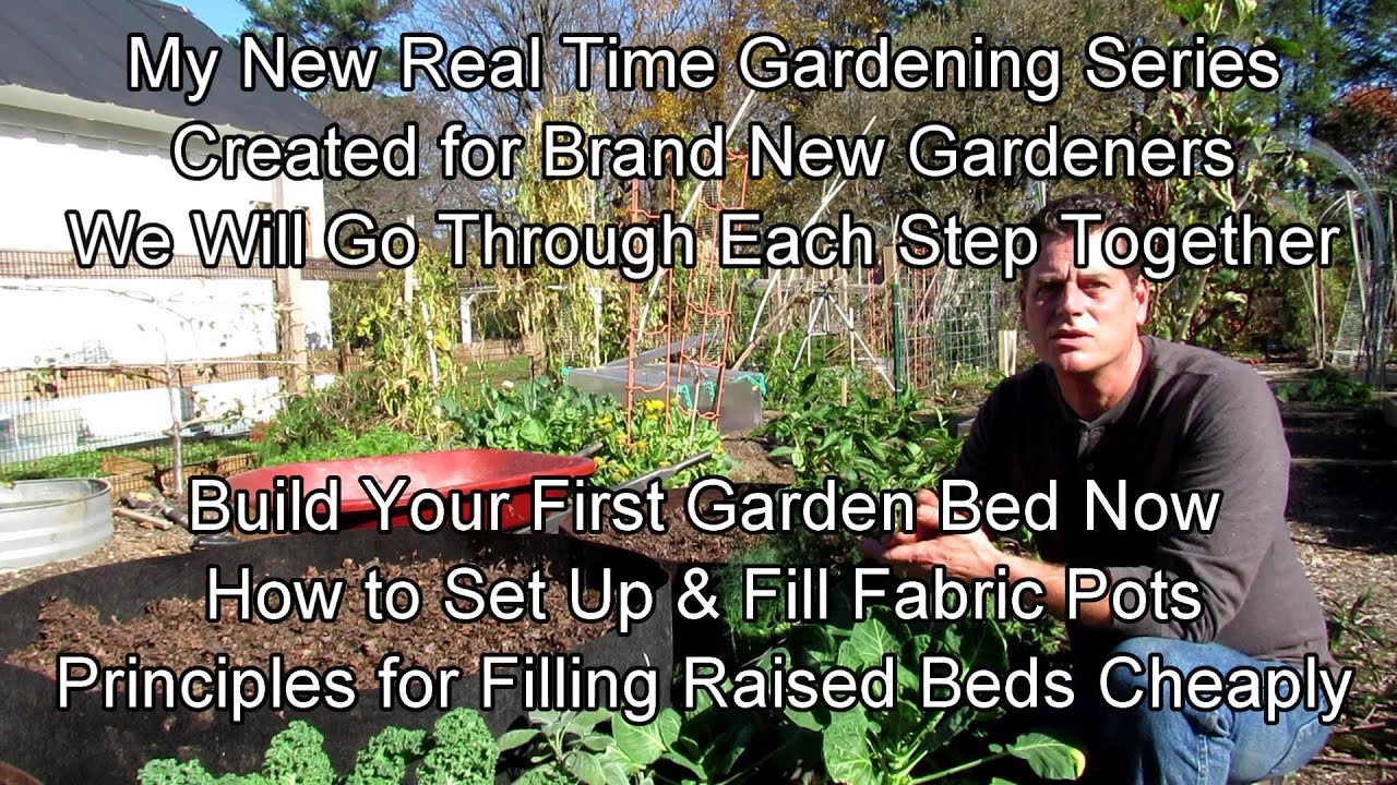 Join Me in a New Series  Growing Your 1st Vegetable Garden: E-1 Build & Fill Your Beds in the Fall