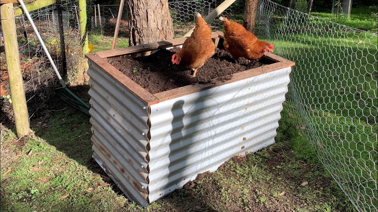 Creating a Hugelkultur raised garden bed using recycled materials  Urban Vegetable Garden Build