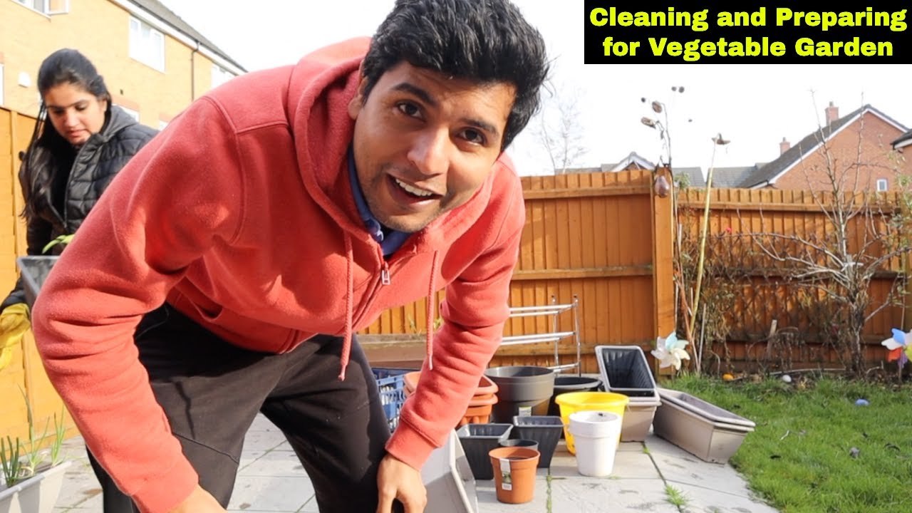 CLEANING AND PREPARING THE VEGETABLE GARDEN| INDIAN FAMILY VLOGS| THE SANGWAN FAMILY
